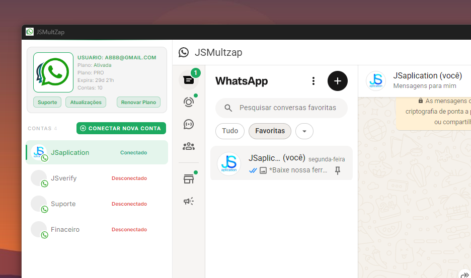 Múltiplas Contas do WhatsApp